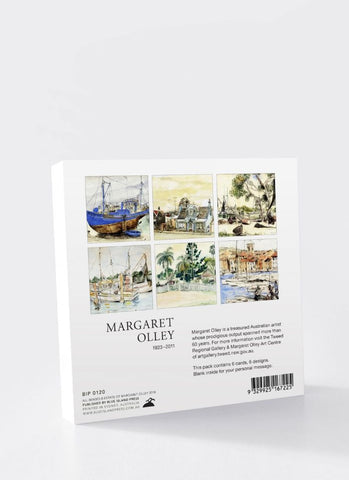 Margaret Olley Card Pack - Ink Drawings - back of pack