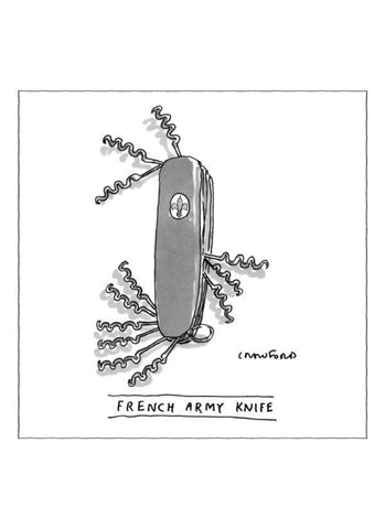 New Yorker Magnet - French Army Knife