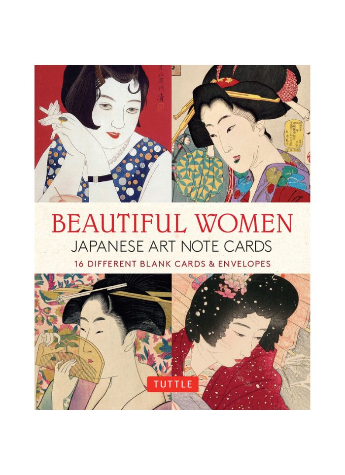 Beautiful Women,  Japanese Art Woodblock Prints Note Cards