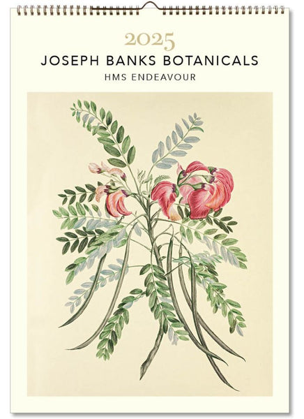 Botanicals - Joseph Banks (HMS Endeavour) Large Calendar 2025 – Paper ...