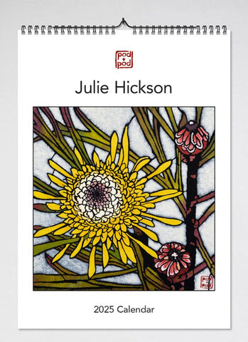 Julie Hickson - Pod & Pod Wall Calendar 2025