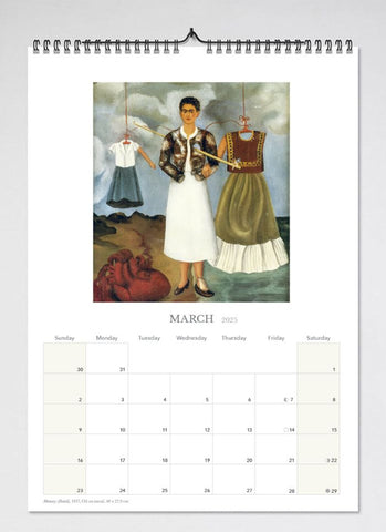 Frida Kahlo Wall Calendar 2025 - month