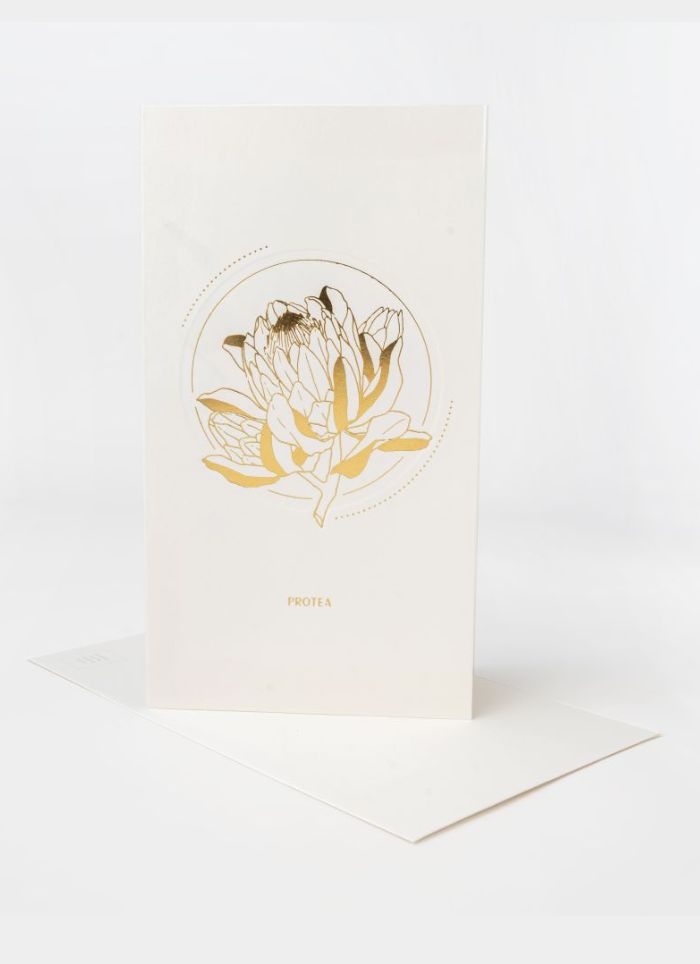 UWP Luxe 3D Pop-up Card - Protea