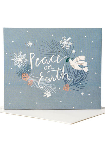 UWP Luxe 3D Pop-up Christmas Card - Peace Dove (unopened)