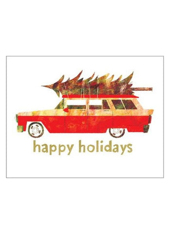 Red Cap Christmas Card - Holiday Chevy