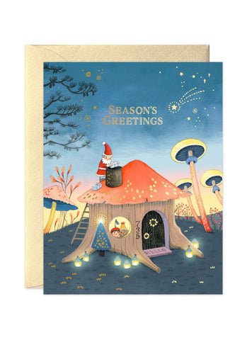 Joo Joo Paper Christmas Card - Gnomes Holiday