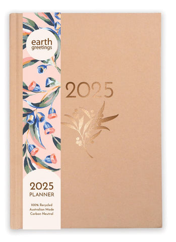 2025 Earth Greetings A5 Planner - Banksia