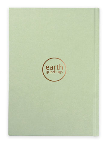 2025 Earth Greetings A5 Planner - Eucalyptus (back cover)