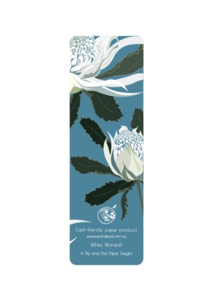 Emma Miszalski Bookmark - White Waratah – Paper Parrot