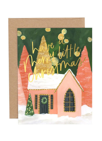 Little Christmas House Card