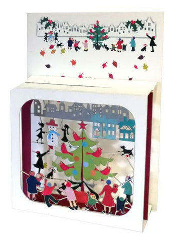 Forever Christmas 3D Card - Outdoor Tree