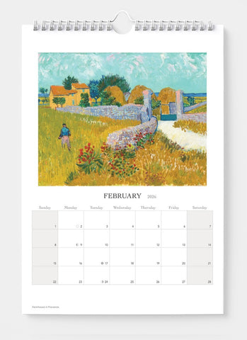Vincent Van Gogh Wall Calendar 2026 - month