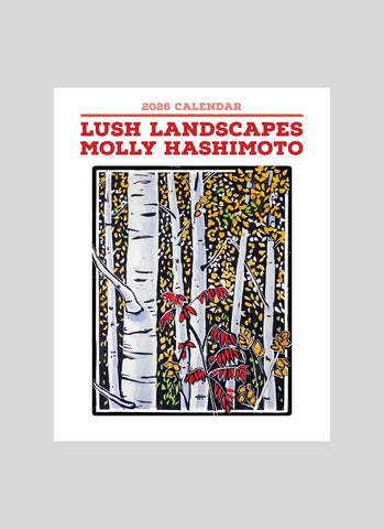 Molly Hashimoto Lush Landscapes Mini Wall Calendar 2026
