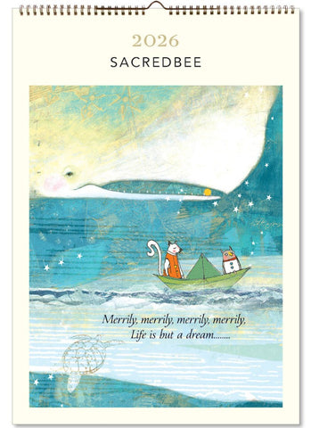 Sacredbee Large Wall Calendar 2026