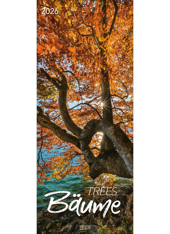 Baume / Trees Large Vertical Wall Calendar 2026