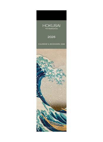 Hokusai Bookmark Calendar 2026