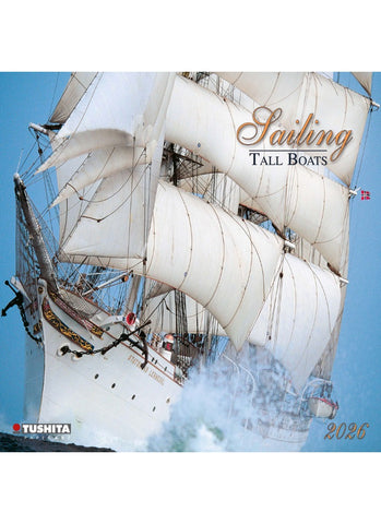 Sailing Tall Boats Wall Calendar 2026 - front