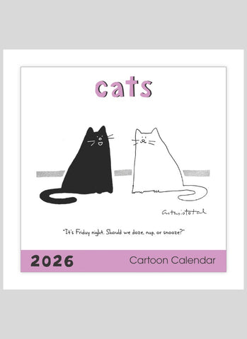 New Yorker Cartoon Wall Calendar - Cats 2026