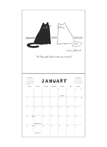New Yorker Cartoon Wall Calendar - Cats 2026 - month