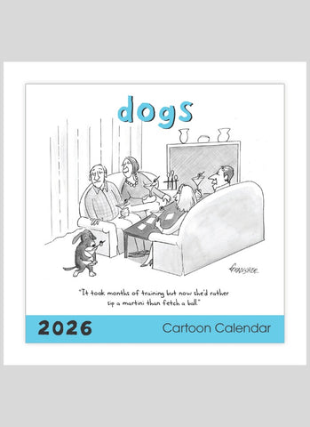 New Yorker Cartoon Wall Calendar - Dogs 2026
