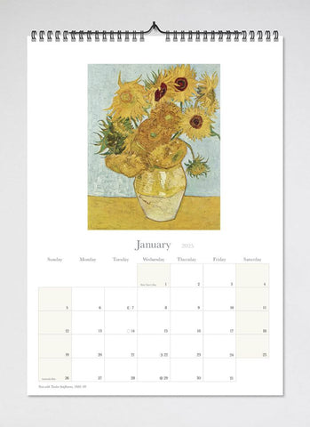 Vincent Van Gogh Wall Calendar 2025 - month