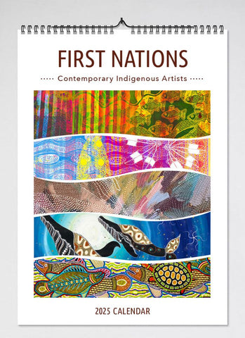 First Nations: Contemporary Indigenous Artists Wall Calendar 2025