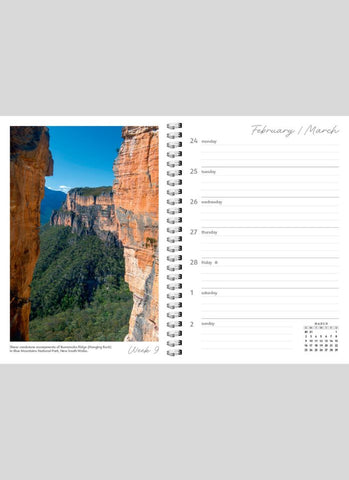 Wild Places Australia Diary 2025 - pages