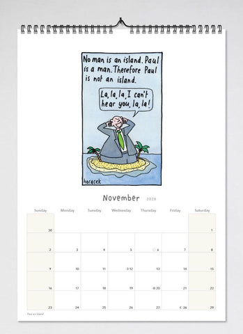 Judy Horacek Cartoon Calendar 2025 - month