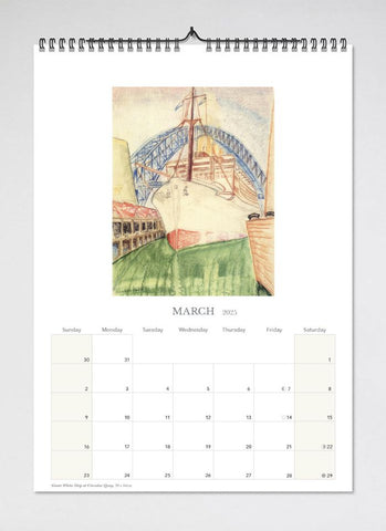 Grace Cossington Smith Wall Calendar 2025 - month