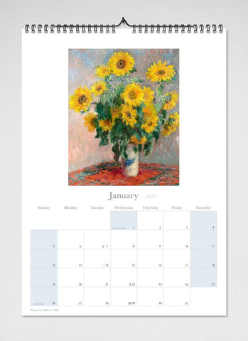 Monet Wall Calendar 2025 - month