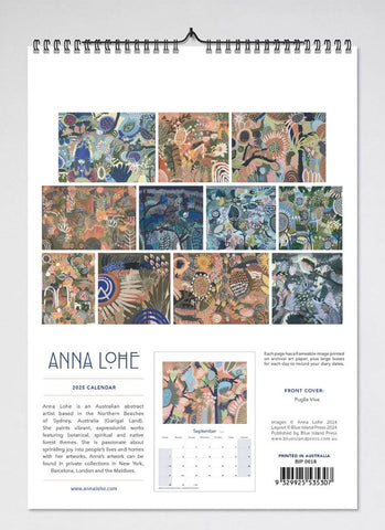 Anna Lohe Wall Calendar 2025 - back
