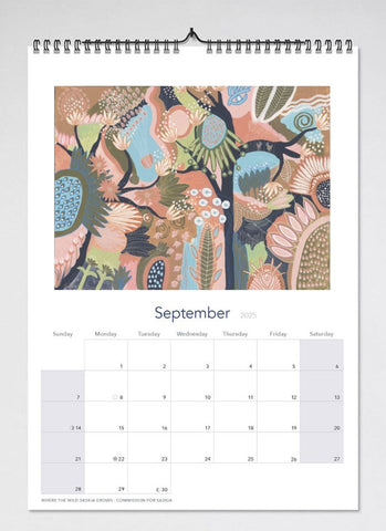 Anna Lohe Wall Calendar 2025 - month