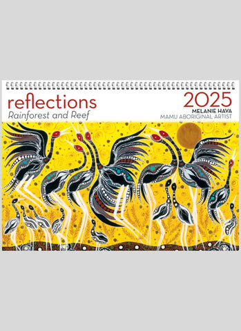 Reflections - Rainforest & Reef Melanie Hava Wall Calendar 2025
