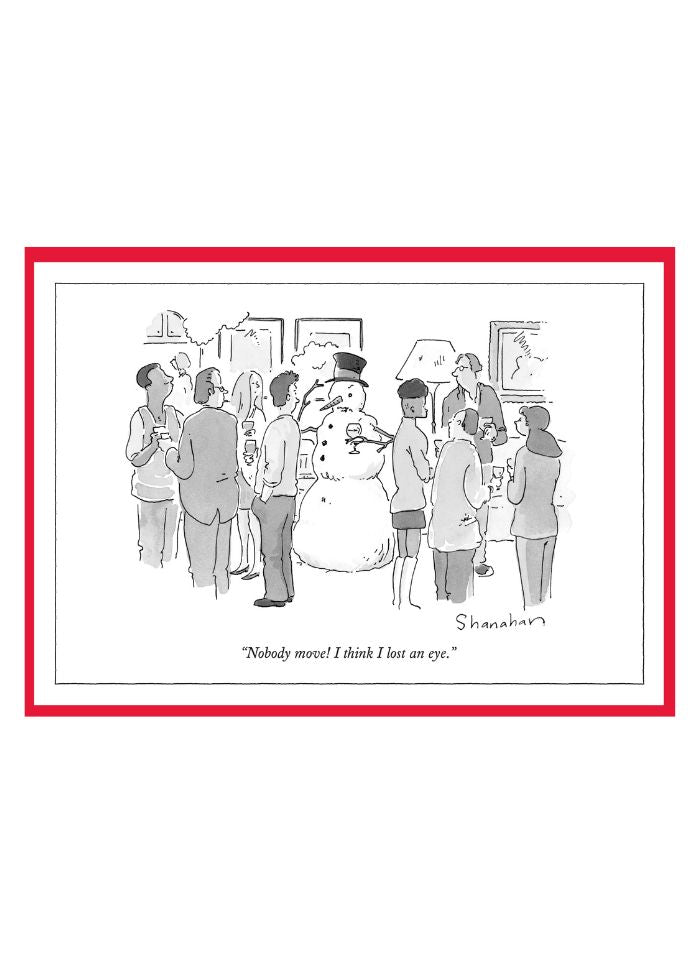 New Yorker Cartoon Christmas Card - Nobody Move