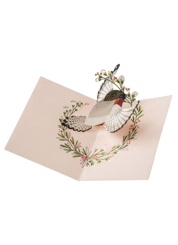 UWP Luxe 3D Pop-up Card - Finch