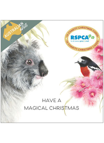 RSPCA Charity Christmas Card Pack - Magical Christmas