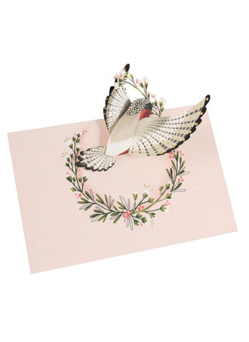 UWP Luxe 3D Pop-up Card - Finch