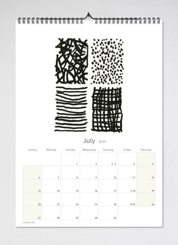 Emily Kame Kngwarreye Wall Calendar 2025 - month