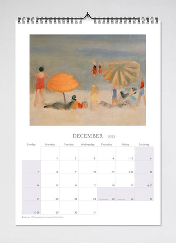 Clarice Beckett Wall Calendar 2025 - month