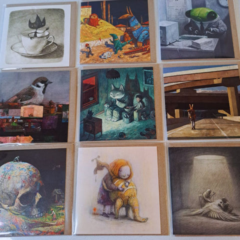 Shaun Tan art cards