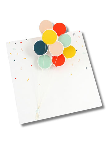 UWP Luxe 3D Pop-up Card - Balloons