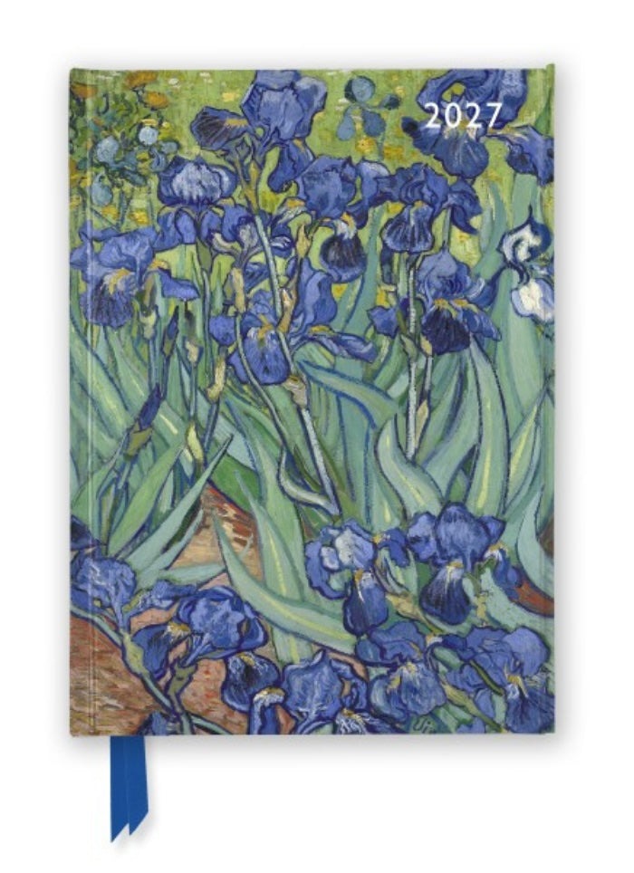 Vincent van Gogh Irises 2027 Luxury Diary Planner - Page to View