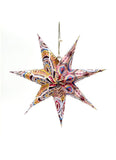 Colourful star Christmas decoration