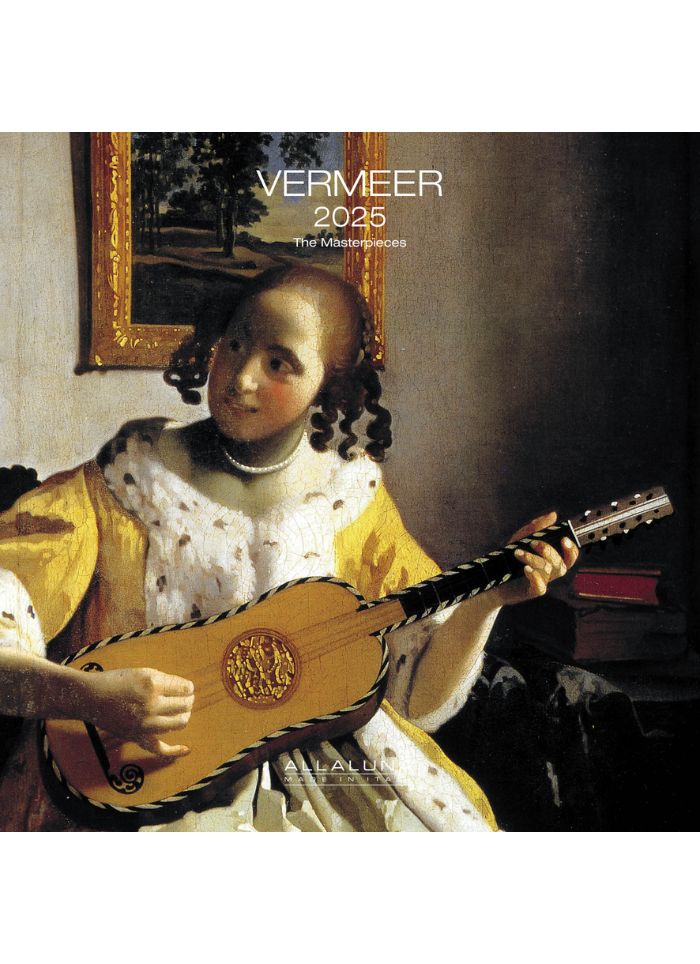 Vermeer the Masterpieces Wall Calendar 2025 Paper Parrot