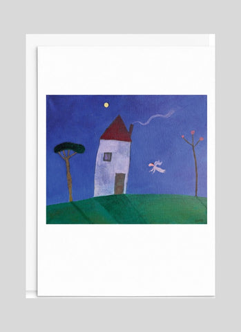 Leunig cartoon card - The Visitation