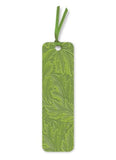 green floral bookmark