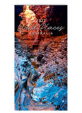 Front cover of WIld Places slim calendar with a photo of a rocky gorge.