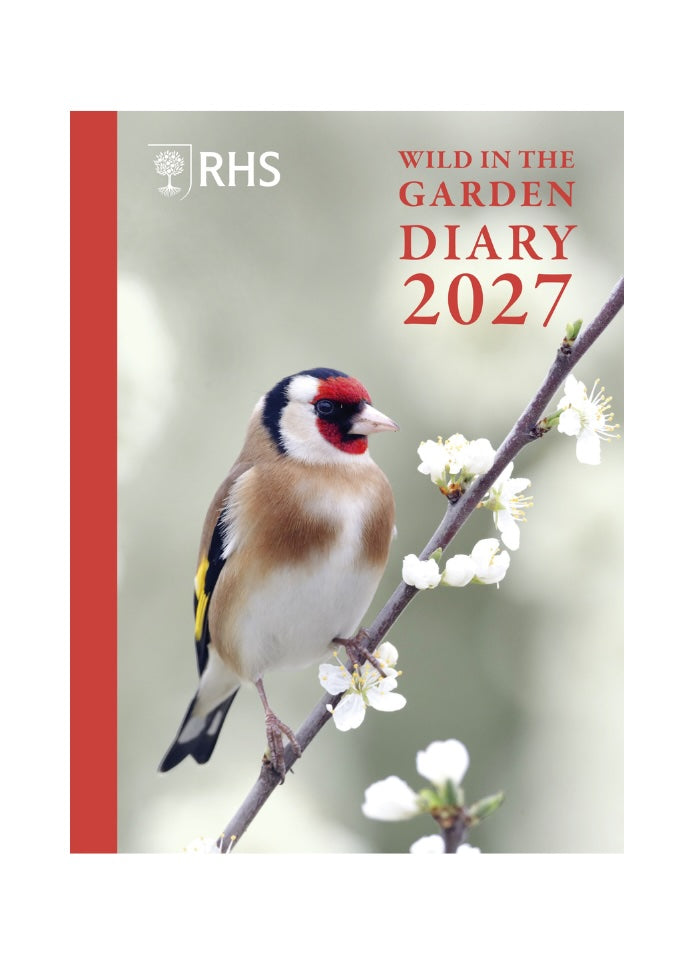 Diary cover with a bird on a blossom branch