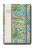 Floral notebook with a decorative cover on a white background