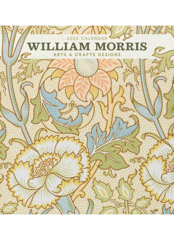 William Morris: Arts & Crafts Designs Wall Calendar 2025